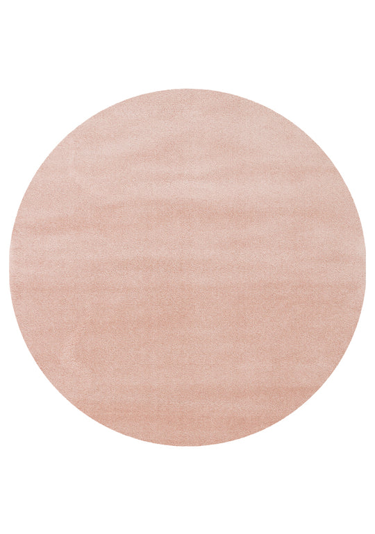 Soft Q Pembe Kolay Kullanımlı Hav Toz Vermez Yumuşak Dokulu Modern Pofuduk Halı