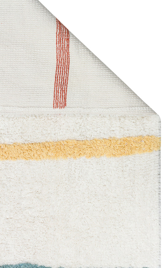 Candy Baby 01 %100 Pamuk Naturel Malzeme ile Üretilmiş Kaymaz Bebek Çocuk Halısı