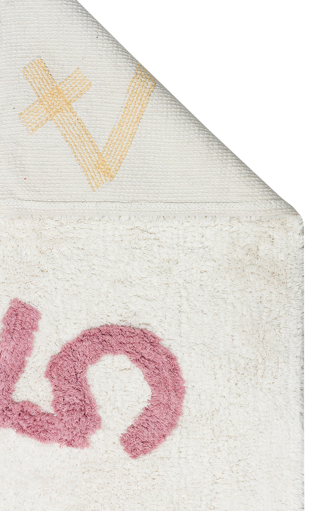 Candy Baby 02 %100 Pamuk Naturel Malzeme ile Üretilmiş Kaymaz Bebek Çocuk Halısı