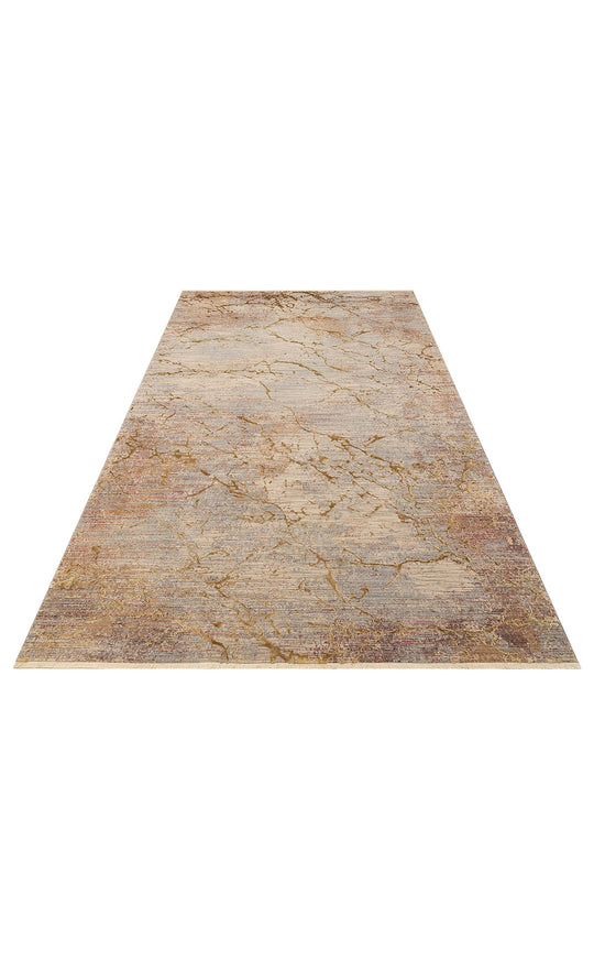 Versay 01 Camel Özel Boyama Teknikleri ile Üretilen Bambu Modern ve Şık Salon Halısı