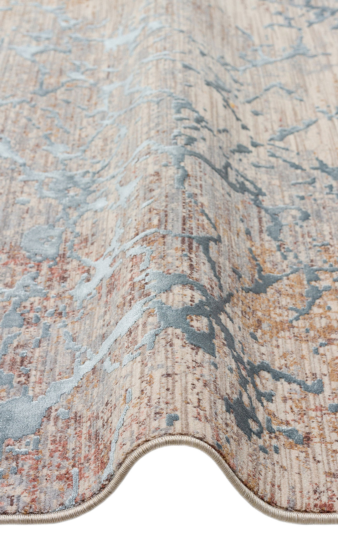 Versay 01 Grey Özel Boyama Teknikleri ile Üretilen Bambu Modern ve Şık Salon Halısı