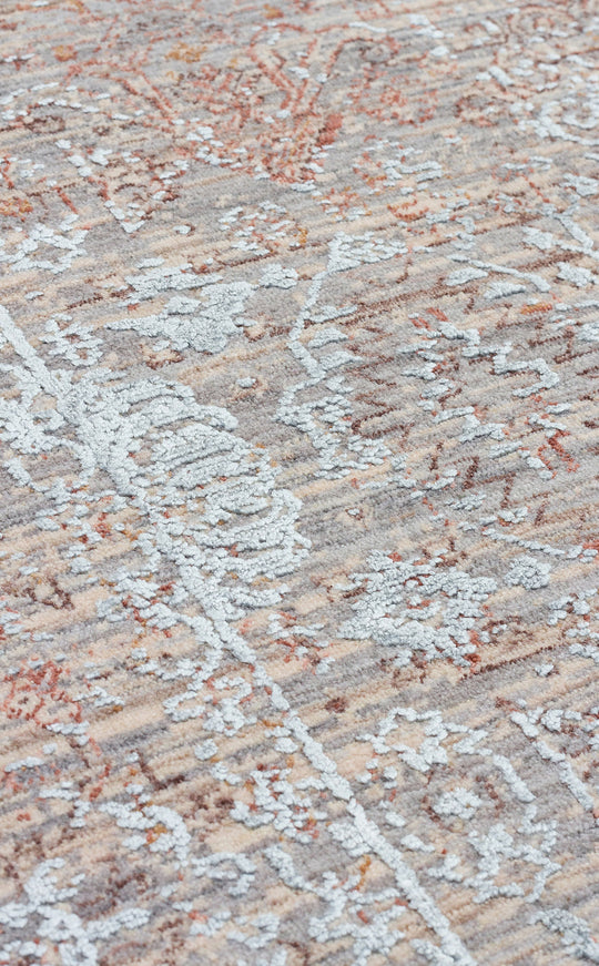 Versay 02 Grey Özel Boyama Teknikleri ile Üretilen Bambu Modern ve Şık Salon Halısı