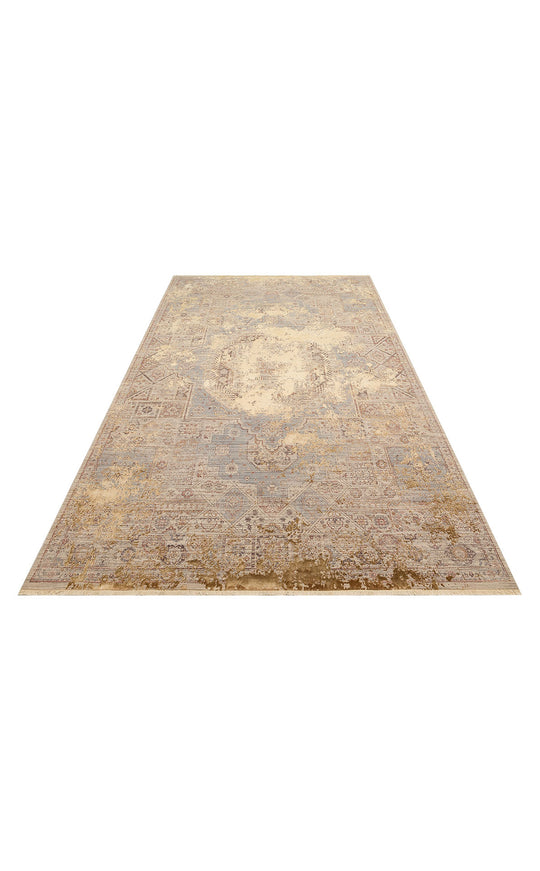 Versay 03 Camel Özel Boyama Teknikleri ile Üretilen Bambu Modern ve Şık Salon Halısı