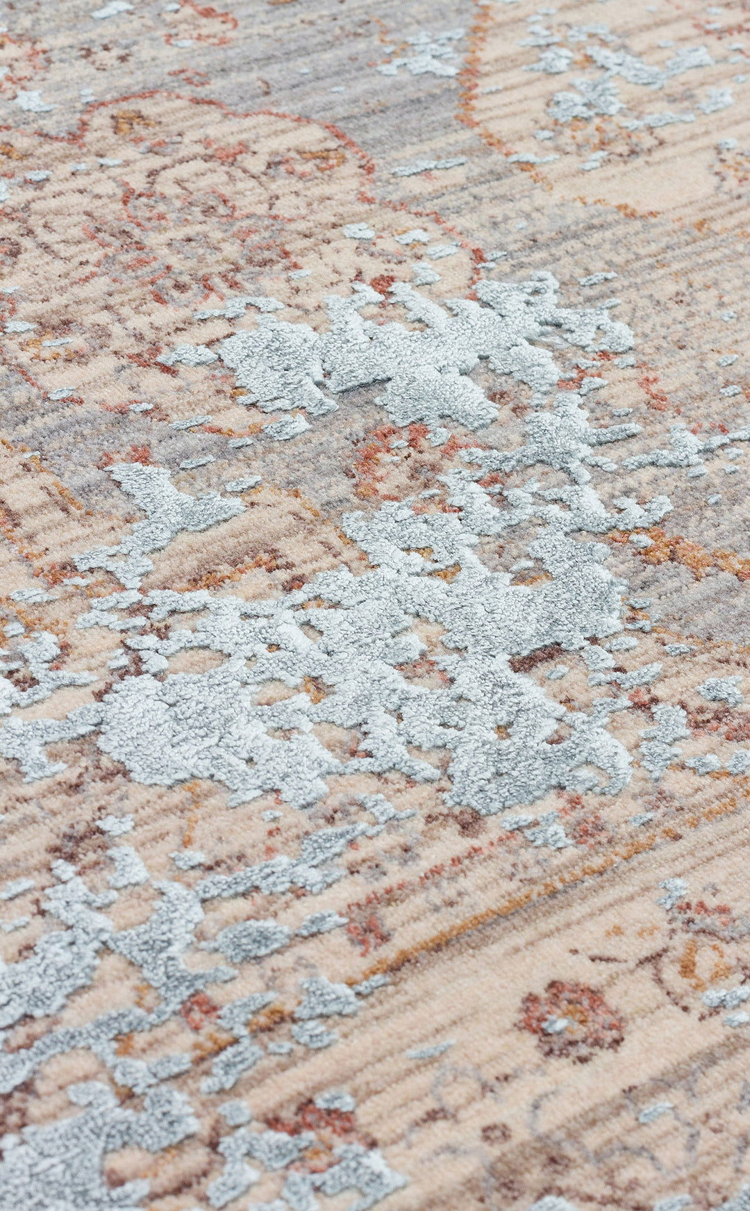 Versay 03 Grey Özel Boyama Teknikleri ile Üretilen Bambu Modern ve Şık Salon Halısı