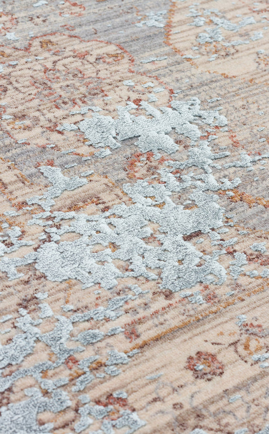 Versay 03 Grey Özel Boyama Teknikleri ile Üretilen Bambu Modern ve Şık Salon Halısı