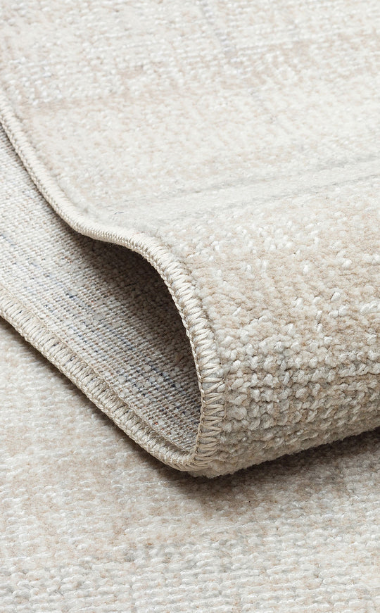 Ayvalık 01 Grey Beige Yumuşak Dokulu Düz Tek Renk Hav Toz Vermeyen Koridor, Mutfak, Salon Halısı