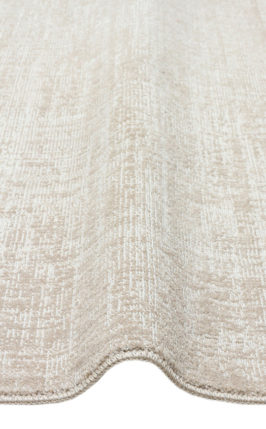 Ayvalık Plaın Beige Yumuşak Dokulu Düz Tek Renk Hav Toz Vermeyen Koridor, Mutfak, Salon Halısı