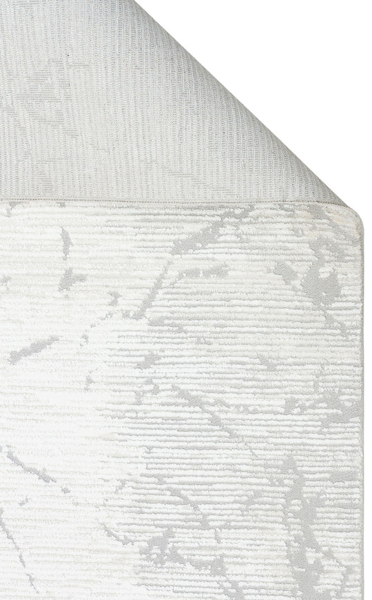 Prisma 20 Cream Grey Hav Toz Vermeyen Yumuşak Dokulu Sade Ve Şık Oturma Odası, Koridor Halısı