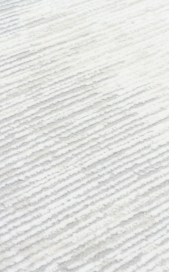 Prisma 20 Cream Grey Hav Toz Vermeyen Yumuşak Dokulu Sade Ve Şık Oturma Odası, Koridor Halısı