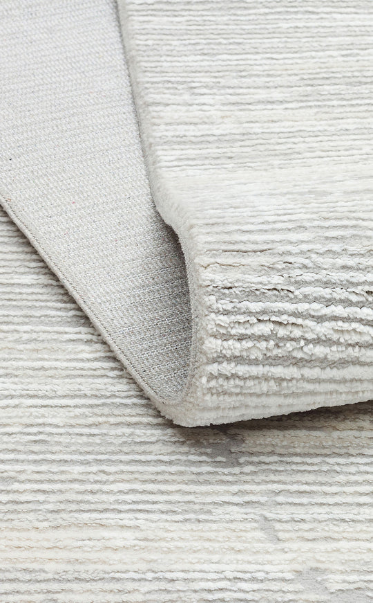 Prisma 20 Cream Grey Hav Toz Vermeyen Yumuşak Dokulu Sade Ve Şık Oturma Odası, Koridor Halısı