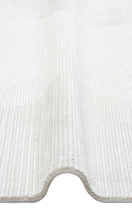 Prisma 21 Cream Beige Hav Toz Vermeyen Yumuşak Dokulu Sade Ve Şık Oturma Odası, Koridor Halısı