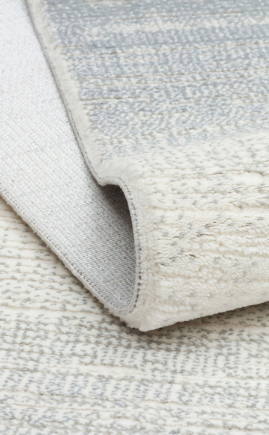Prisma 16 Cream Grey Hav Toz Vermeyen Yumuşak Dokulu Sade Ve Şık Oturma Odası, Koridor Halısı