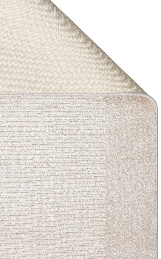 Loft 02 Beige Düz Sade Modern Tasarımlı, Yüksek Kalite Sık Dokuma Viskon Salon Halısı