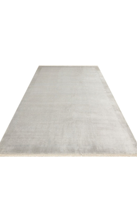 Loft 02 Grey Düz Sade Modern Tasarımlı, Yüksek Kalite Sık Dokuma Viskon Salon Halısı