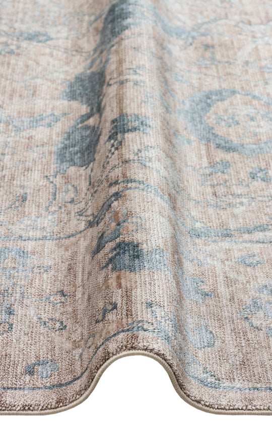 Pera 07 Vızon Sky Uşaklı Kadınların Yoğun El Emeği ile Dokunan Soyut Desenli, Salon Halısı