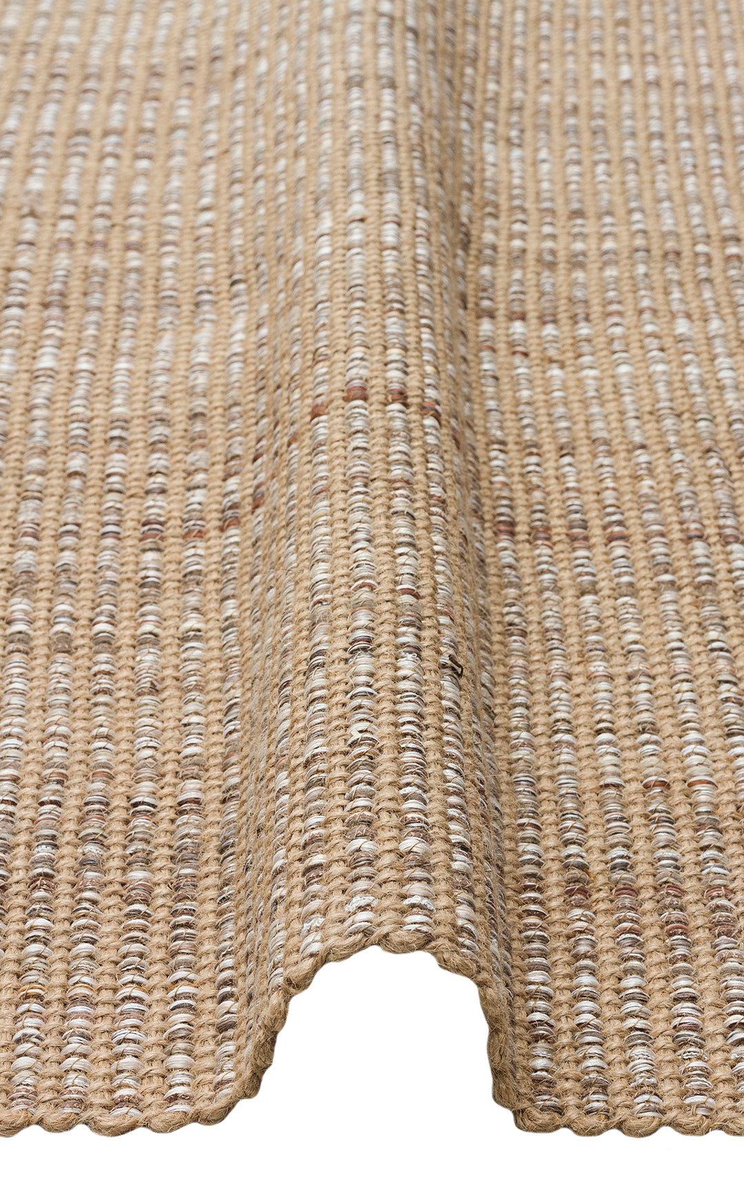 Maçka 01 Beige Jüt Görünümlü Hasır Dokusu Ve Kaydırmaz Tabanıyla Dış Mekana Uygun Şık Bohem Halı