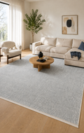 Ayvalık Plain Grey Yumuşak Dokulu Düz Tek Renk Hav Toz Vermeyen Koridor, Mutfak, Salon Halısı