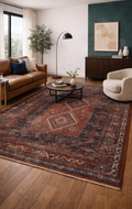 Avanos Kilim 02 Multy Anadolu'nun Antik Desenlerinden esinlenilen Yıkanabilir Kaymaz Tabanlı Kilim
