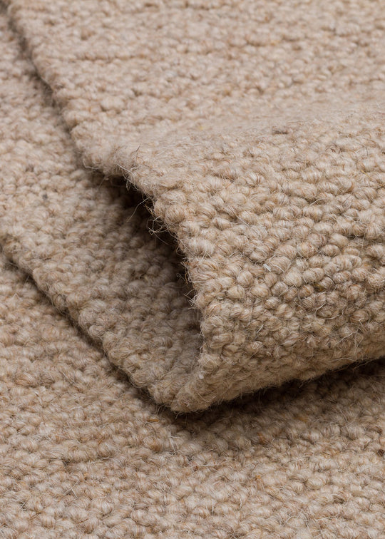 Freya Beige %100 El Dokuma Teknikleri ile Yün ve Pamuk Kullanılarak Üretilen İskandinav Kilim