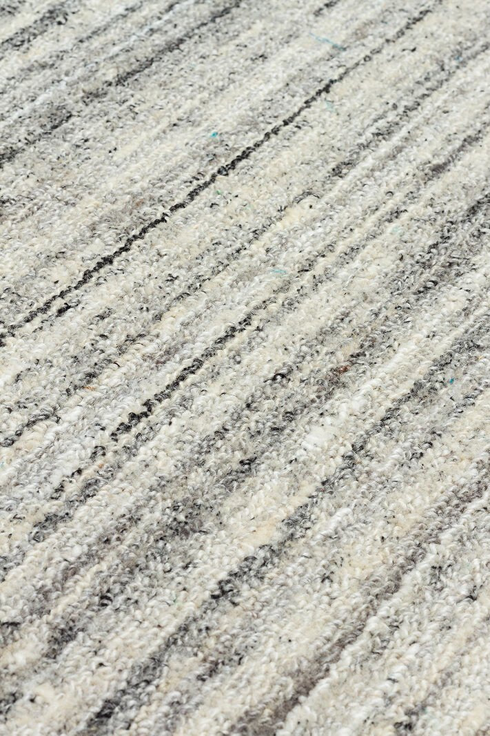 Mutli Loop Grey El Dokuma, Yün ve Viskonun Doğal Uyumuyla Üretilmiş, Salon Oturma Odası Halısı