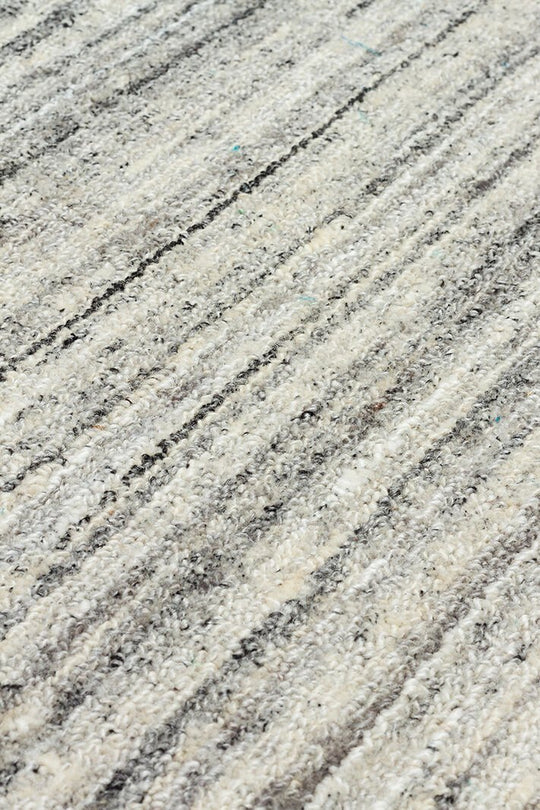 Mutli Loop Grey El Dokuma, Yün ve Viskonun Doğal Uyumuyla Üretilmiş, Salon Oturma Odası Halısı