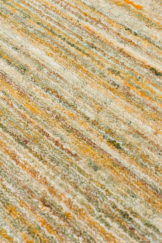 Mutli Loop Lime El Dokuma, Yün ve Viskonun Doğal Uyumuyla Üretilmiş, Salon Oturma Odası Halısı