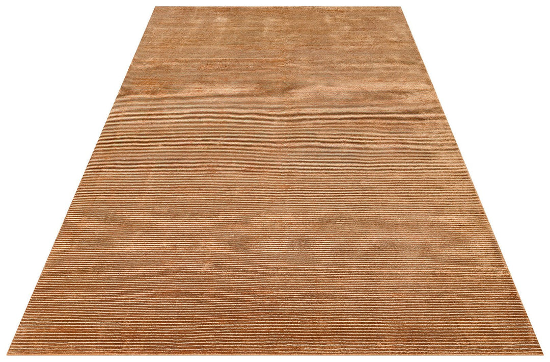 Orlando Terra El Dokuma Teknikleriyle Özenle Üretilmiş, Doğal Viskon, Yün Karışımlı Salon Halısı