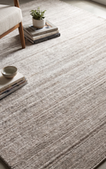 Osaka Beige İpek ve Yün ile Üretilen Yüksek Kaliteli %100 El Dokuması Sade & Düz Salon Halısı