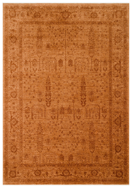 Harmoni 03 Terra Vintage Eskitme Desenli Salon Halısı