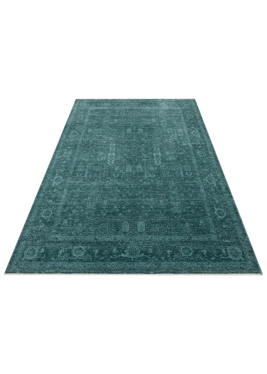 Harmoni 03 Turquoise Halı oda görünümü