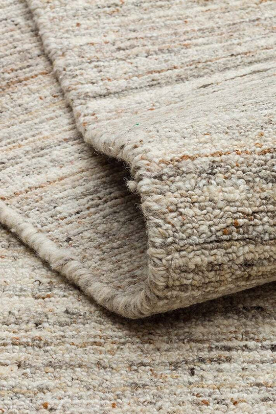 Mutli Loop Stone El Dokuma, Yün ve Viskonun Doğal Uyumuyla Üretilmiş, Salon Oturma Odası Halısı