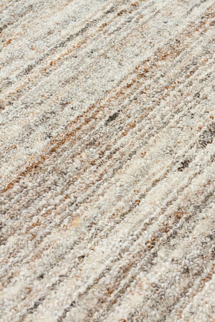 Mutli Loop Stone El Dokuma, Yün ve Viskonun Doğal Uyumuyla Üretilmiş, Salon Oturma Odası Halısı