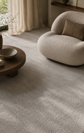 Soft Grey Kolay Kullanımlı Hav Toz Vermez Yumuşak Dokulu Modern Pofuduk Halı