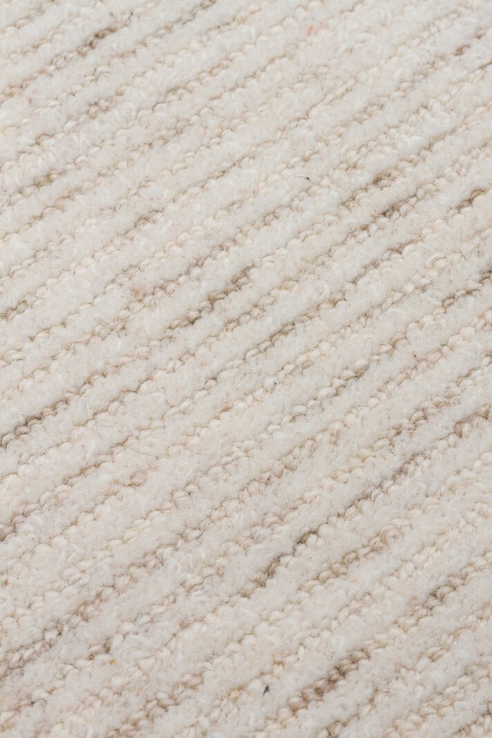 Axora Cream Beige Doğal Yün ile Üretilen El Dokuma Salon Halısı