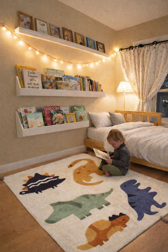 Candy Baby 08 %100 Pamuk Naturel Malzeme ile Üretilmiş Kaymaz Bebek Çocuk Halısı