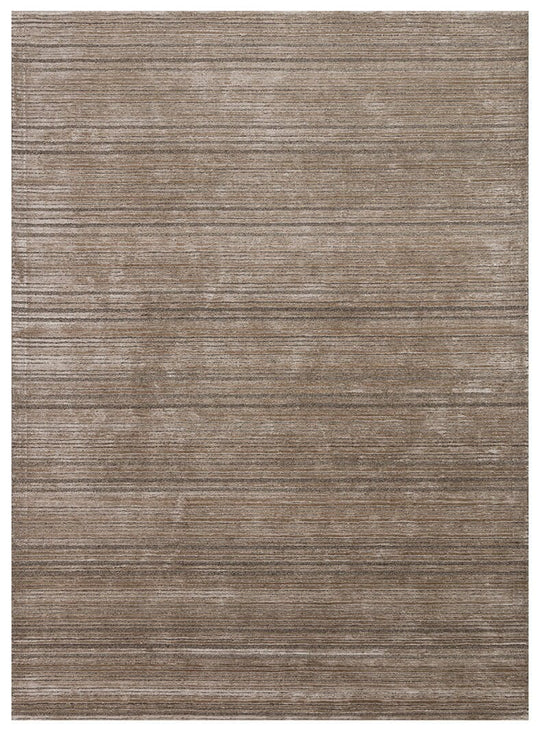 Belvista Brown Premium Yün Viskon El Dokuma Modern Salon Halısı