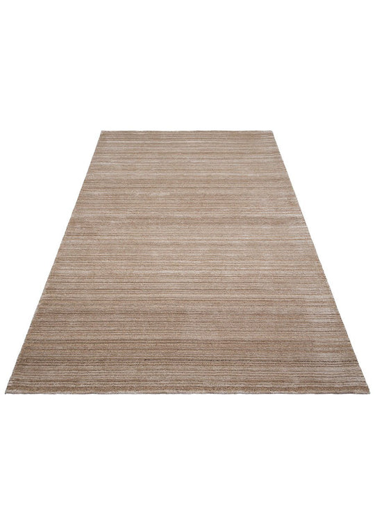 Belvista Beige Premium Yün Viskon El Dokuma Modern Salon Halısı