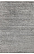 Osaka Grey İpek ve Yün ile Üretilen Yüksek Kaliteli %100 El Dokuması Sade & Düz Salon Halısı