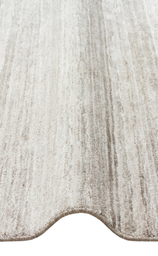 Osaka Sılver İpek ve Yün ile Üretilen Yüksek Kaliteli %100 El Dokuması Sade & Düz Salon Halısı