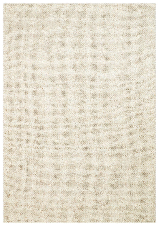 Efi Ivory %100 El Dokuma Yün ve Pamuk ile Üretilen Örgü Detaylı Bohem Oturma Odası Salon Halısı