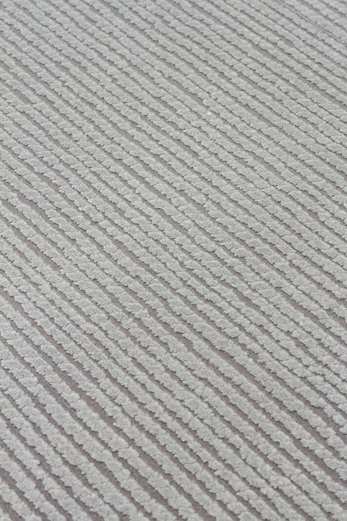 Athena Plaın Grey Sık Dokuma Tekniği ile Üretilen Viskon Modern ve Sade Makine Halısı