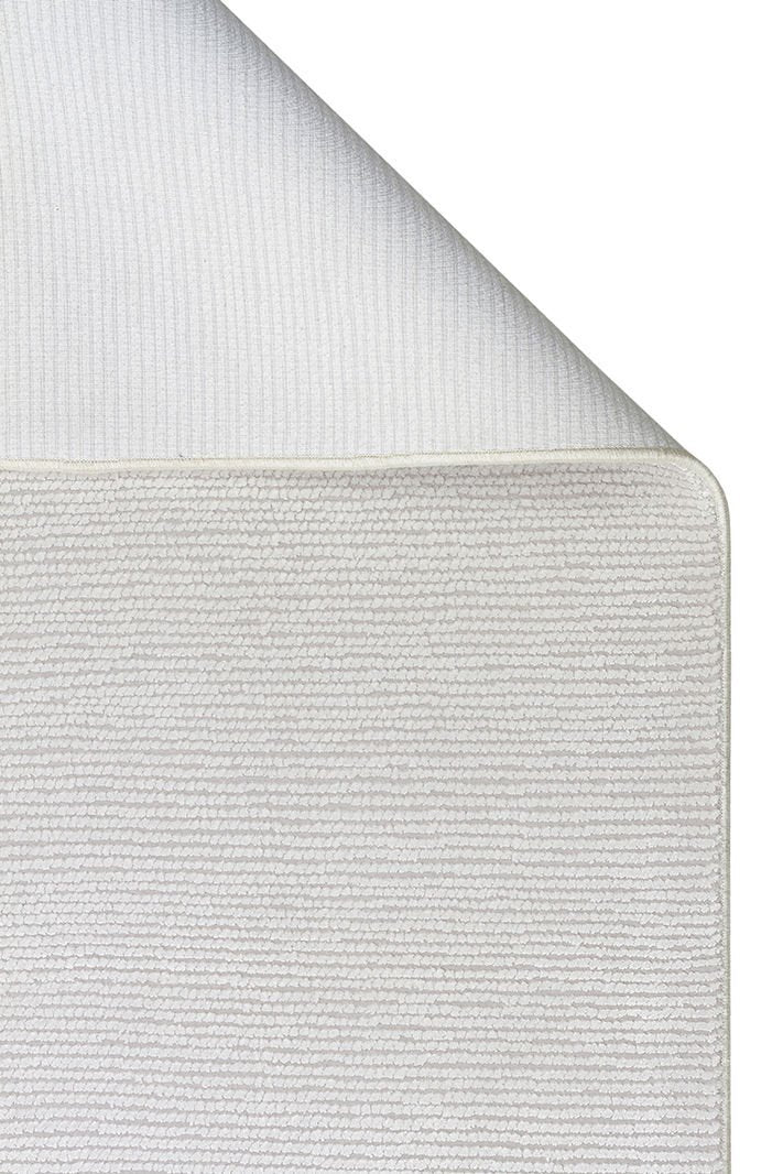 Athena Plaın Ivory Sık Dokuma Tekniği ile Üretilen Viskon Modern ve Sade Makine Halısı