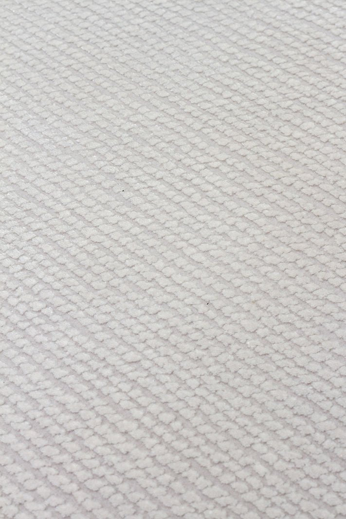 Athena Plaın Ivory Sık Dokuma Tekniği ile Üretilen Viskon Modern ve Sade Makine Halısı