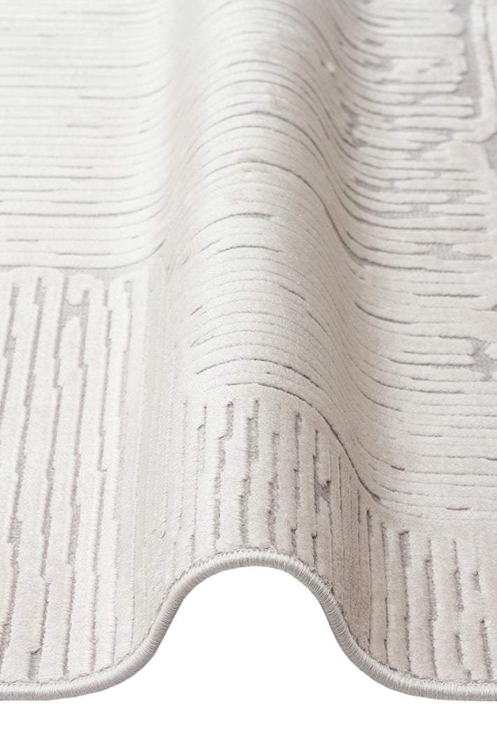 Aspendos 02 Grey, %100 Viskon İpliğiyle Üretilmiş Parlaklııyla her Dekora Uyum Sağlayan Salon Halısı