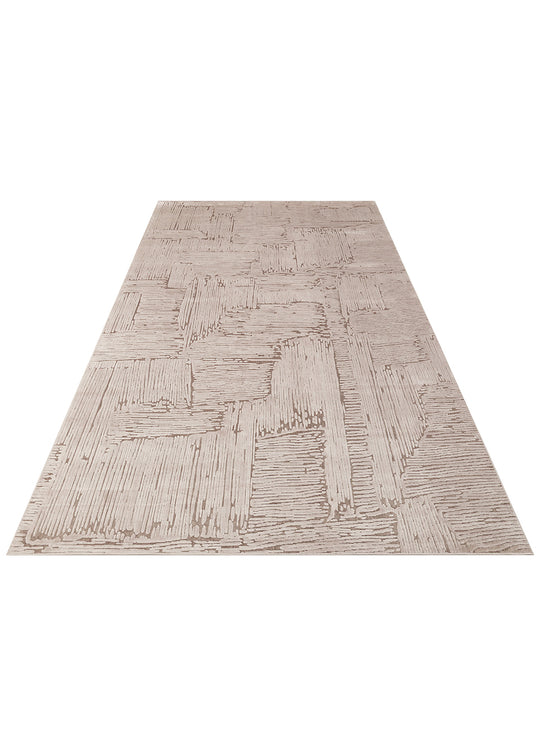 Aspendos 02 Stone, %100 Viskon ile Üretilmiş Parlaklııyla her Dekora Uyum Sağlayan Salon Halısı