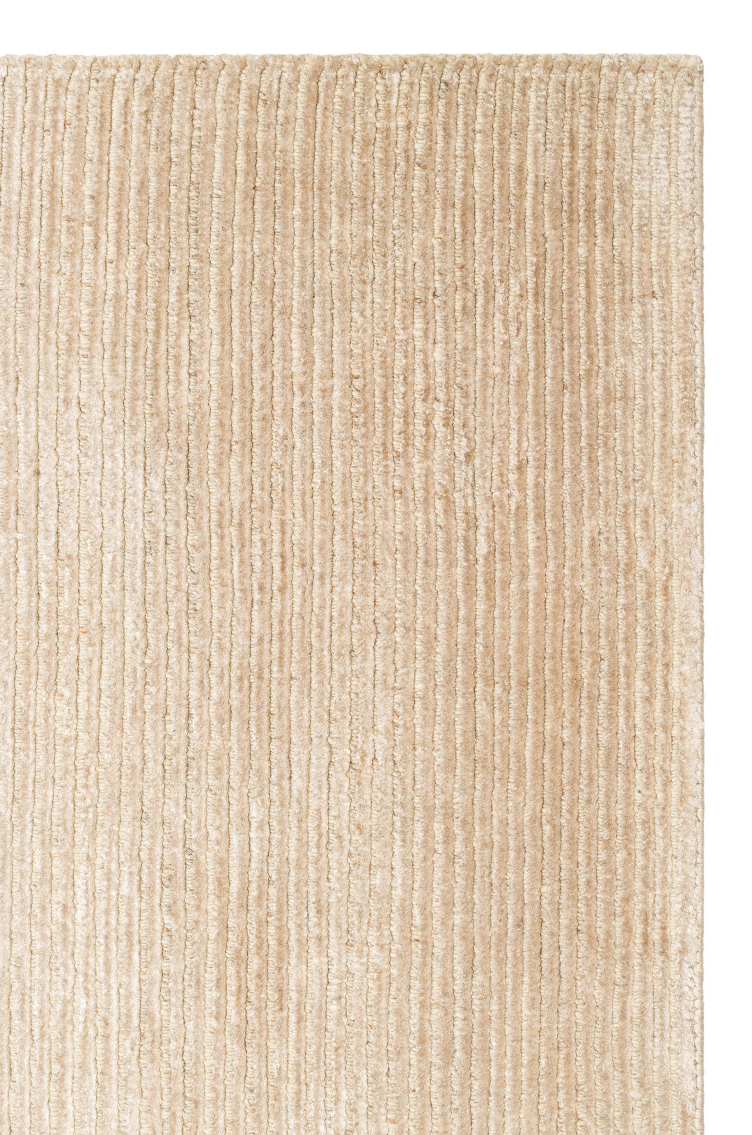 Orlando Beige halı - kenar ve çizgi dokusu detayı