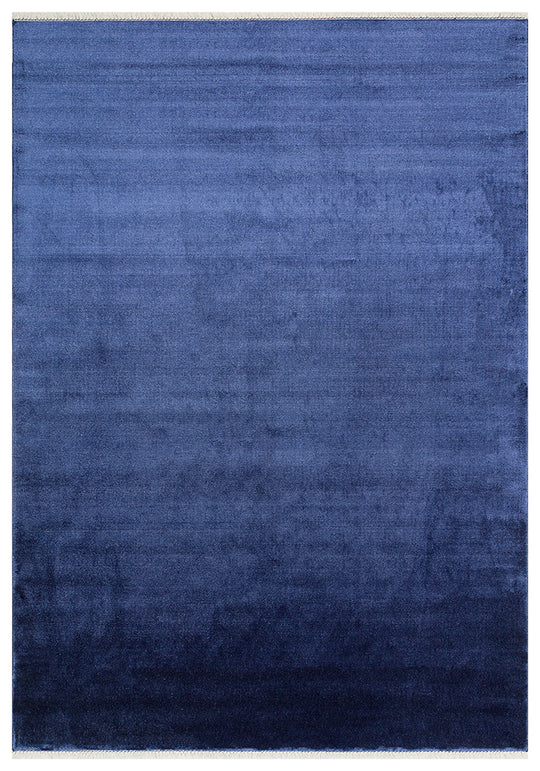 Porto Midnight Blue, %100 viskon kullanılarak üretilmiş, Modern Tasarımlı Sade ve Şık Salon Halısı