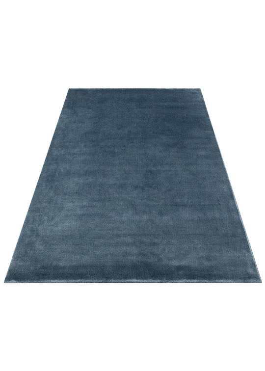 Porto Navy Blue, %100 viskon kullanılarak üretilmiş, Modern Tasarımlı Sade ve Şık Salon Halısı