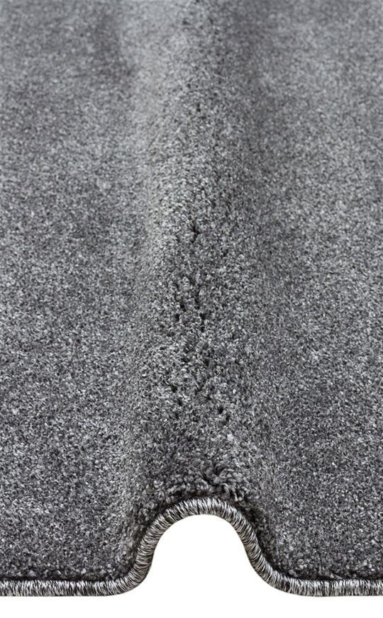 Bakü Plaın Grey Hav Toz Vermeyen Yumuşak Dokulu Sade Tek Renk Modern Halı