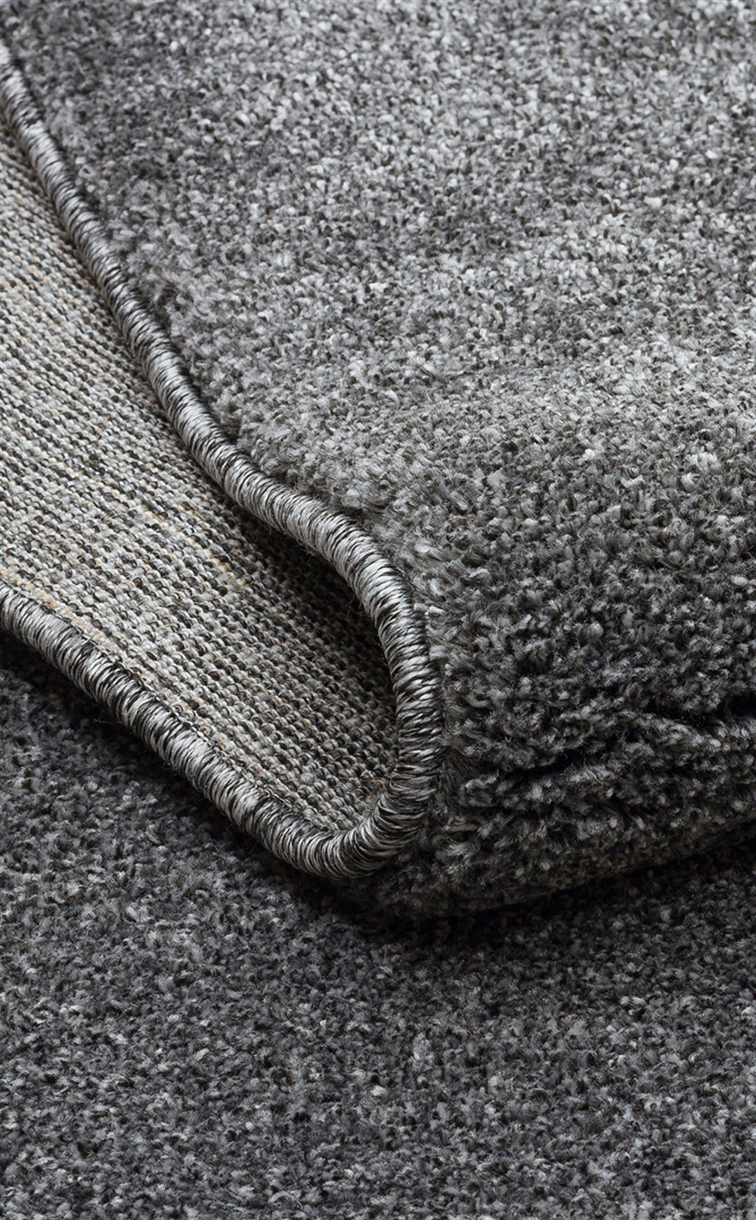 Bakü Plaın Grey Hav Toz Vermeyen Yumuşak Dokulu Sade Tek Renk Modern Halı